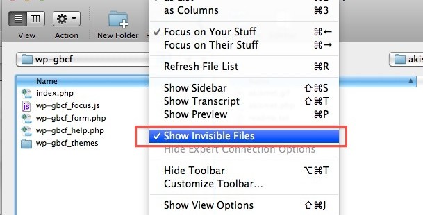 Hidden files mac widget downloads